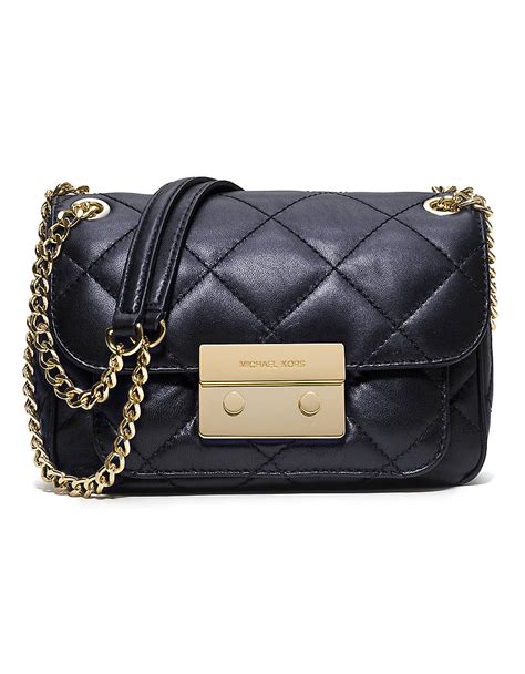 michael michael kors sloan small quilted leather shoulder bag|Michael Kors sloan crossbody.